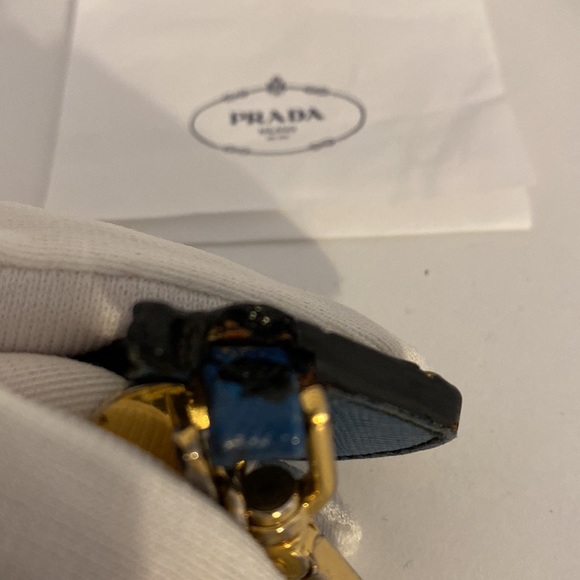 Authentic Prada Keychain Blue - Picture 7 of 8